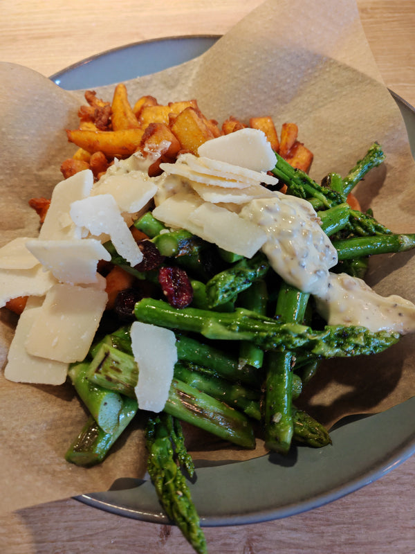 Asparagus & Truffle Crumble
